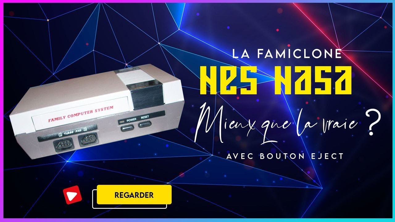 La console Nes NaSa un clone original de la Nintendo Nes