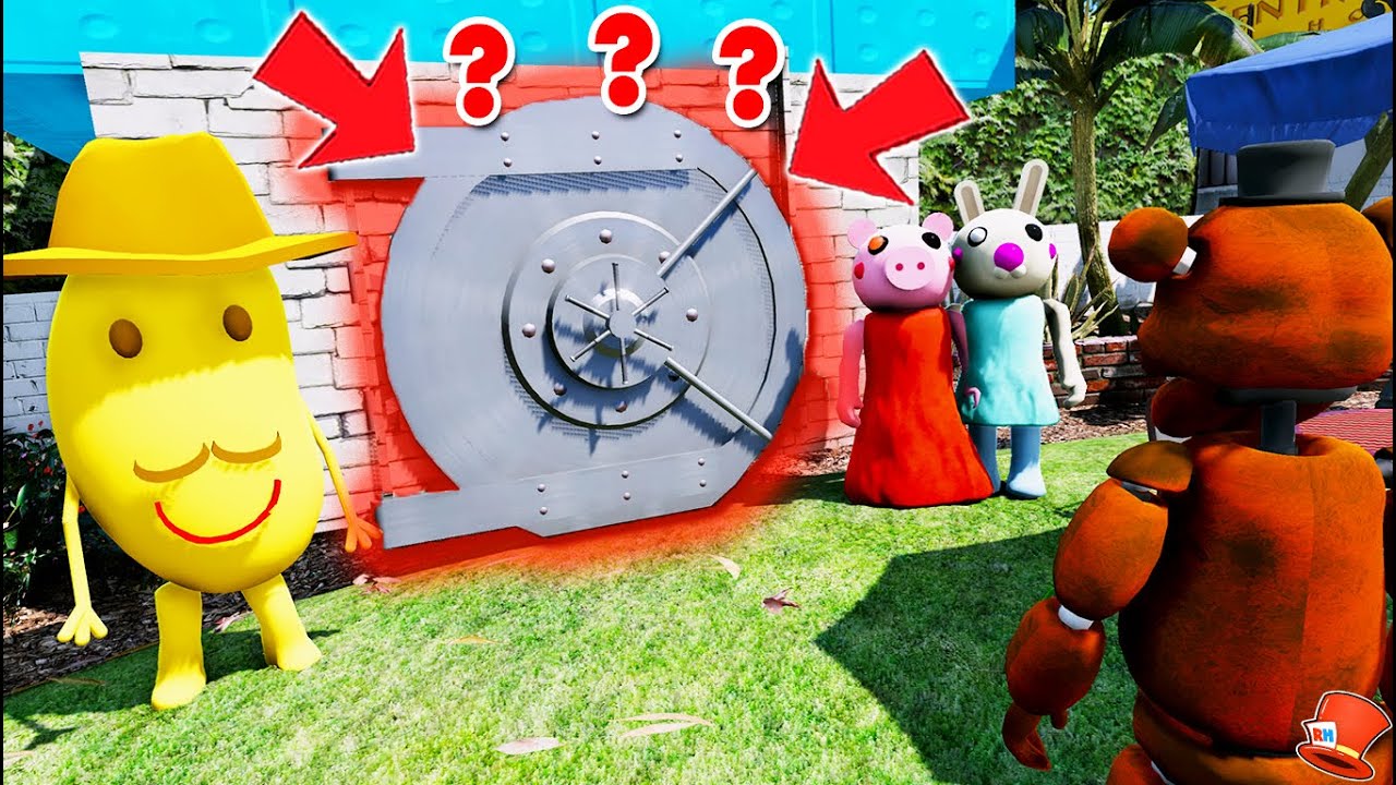 Guess What's In Mr P's SECRET PIGGY ROOM! (GTA 5 Mods FNAF RedHatter)