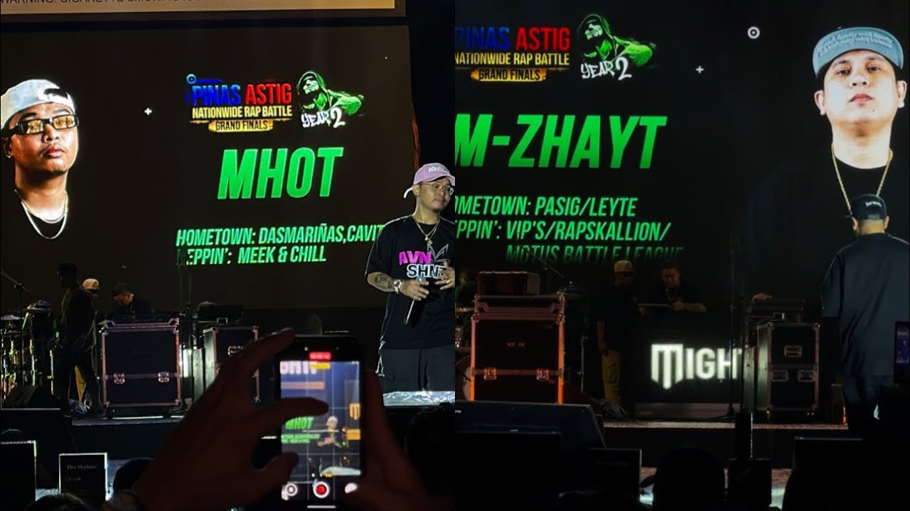 M-ZHAYT VS MHOT - RAP BATTLE PINAS ASTIG at ACIENDA SILANG, CAVITE