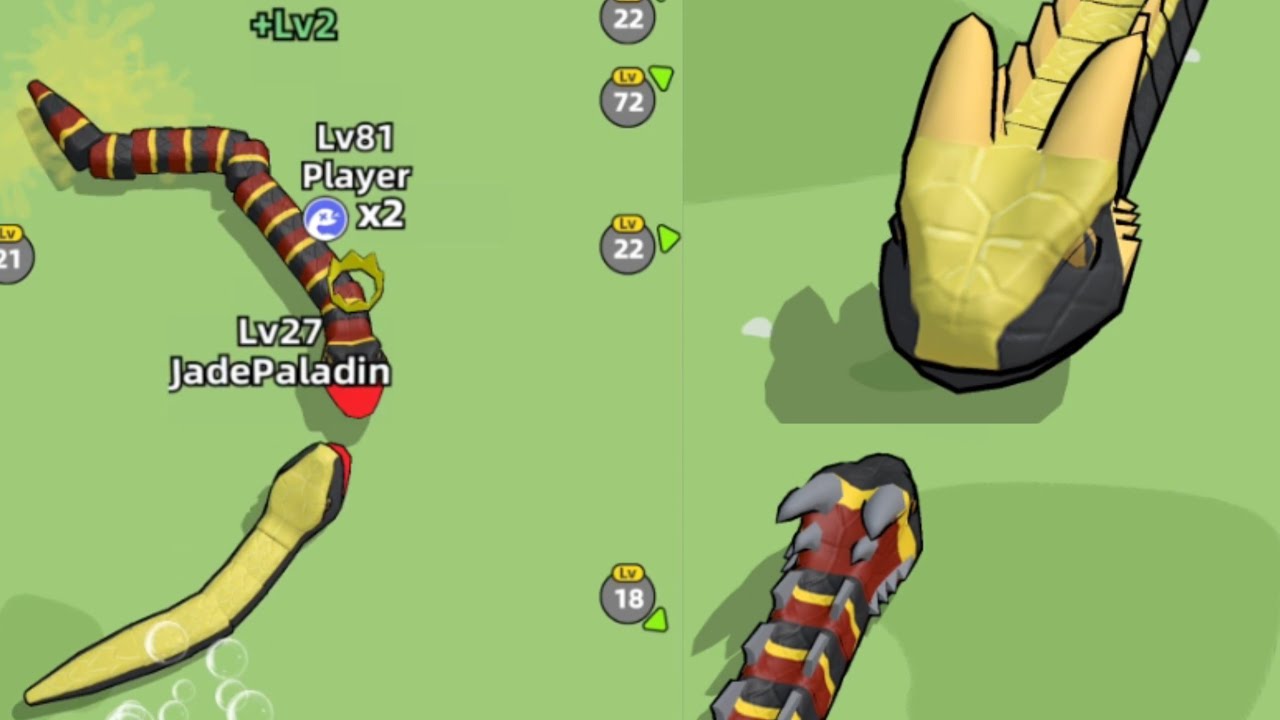 Snake Hero - I Reached Max Level 🐍 I Ate Them Legendary Battle 🚀🔥
