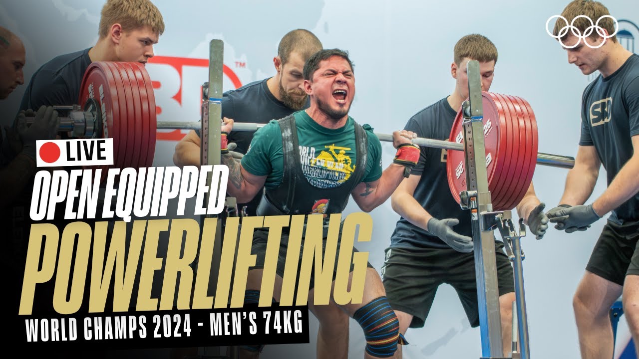 🔴  LIVE Powerlifting | Men's 74kg | World Open Equipped Championships