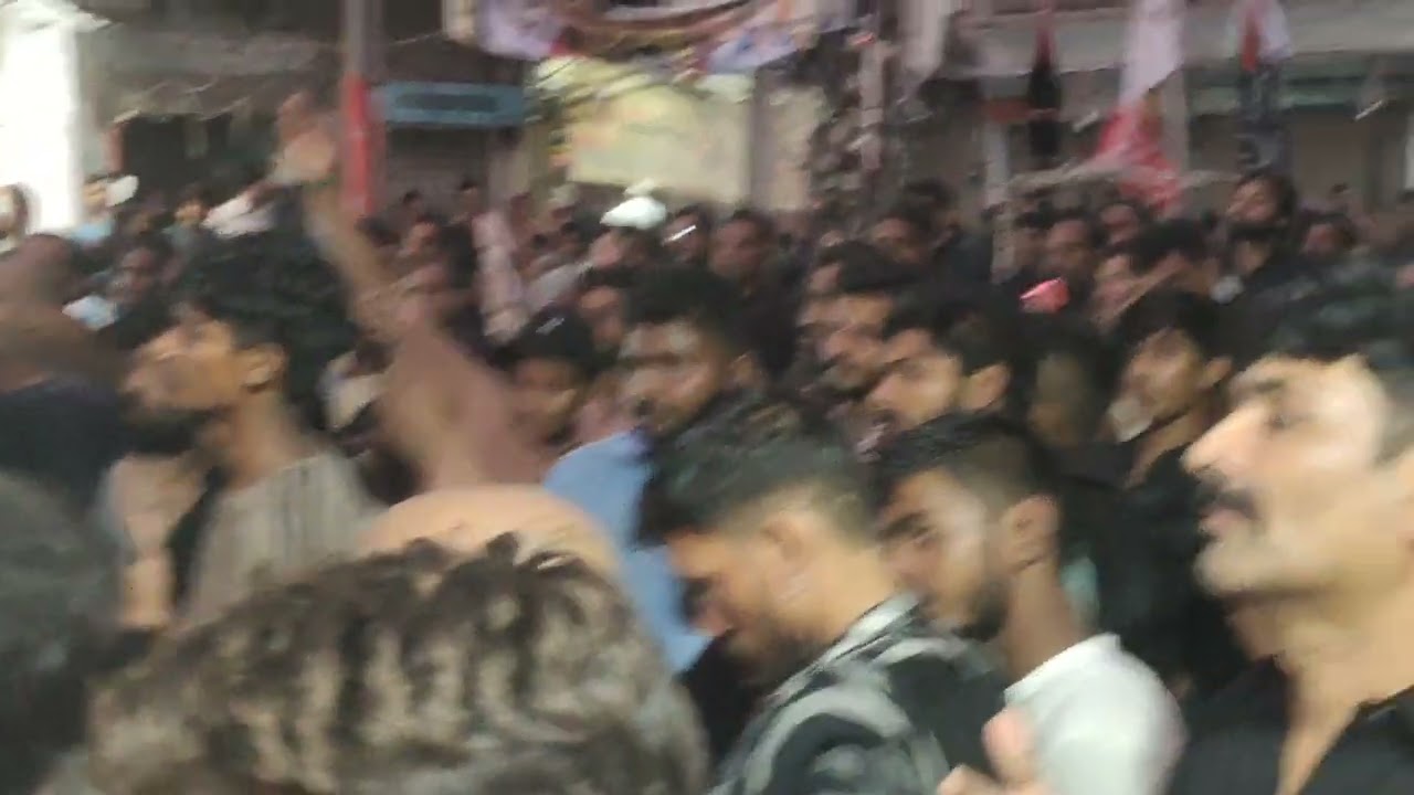 Noha Khan Shahid Hussain of Gojra in Nankana Sahib With Nankana Sangat