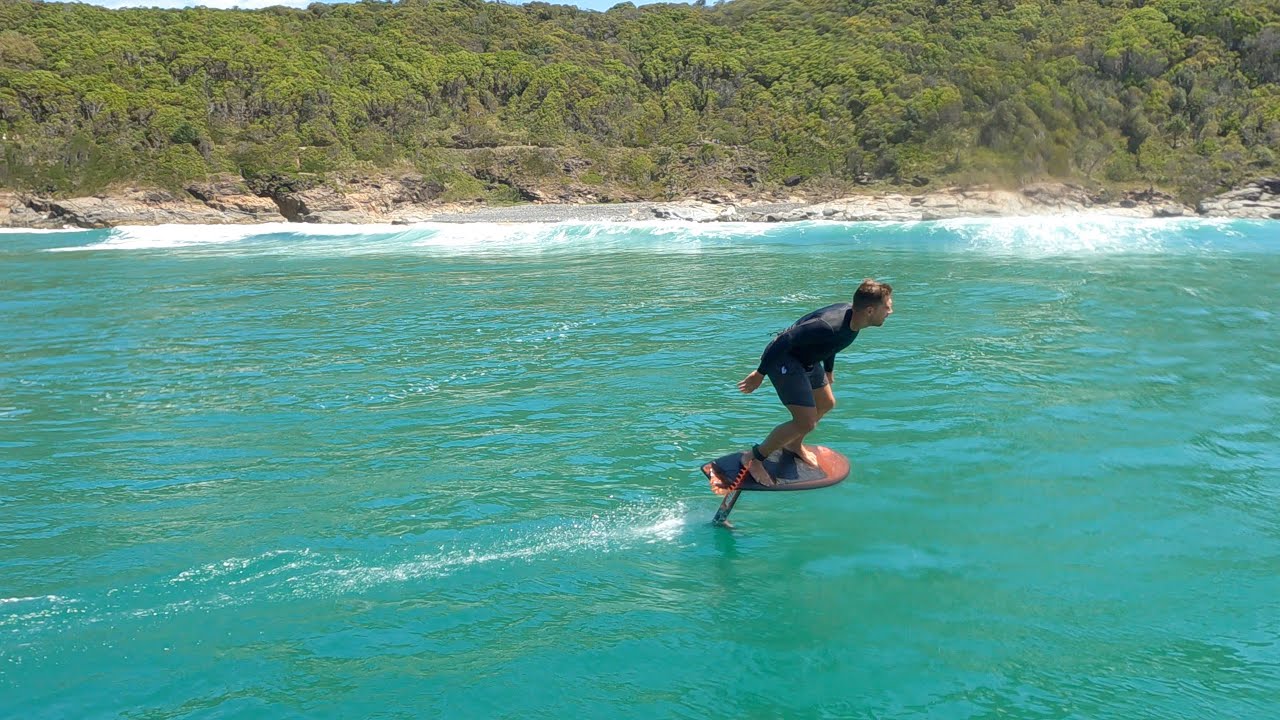 Incredible Foiling Session at Noosa on the ART 699