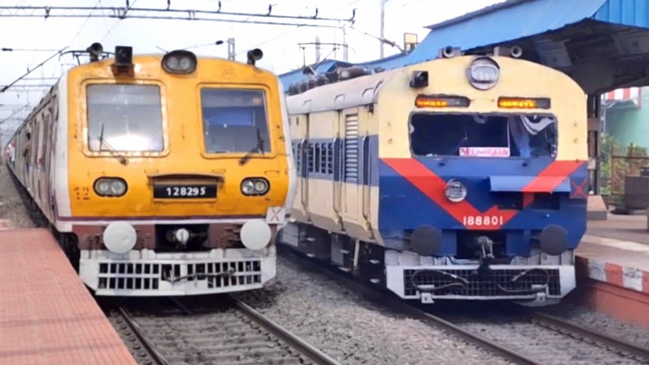 Differnt Model EMU Trains & MEMU Trains Spotting at Howrah-Barddhaman Mainline & Chord Line | ER