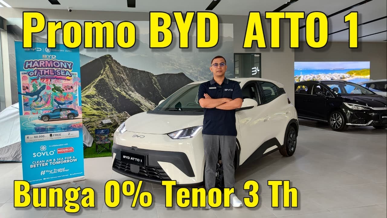 Harga BYD ATTO 1 Makin Murah. Bisa Kredit Bunga 0% Tenor 3 Th. Proses se Indonesia.