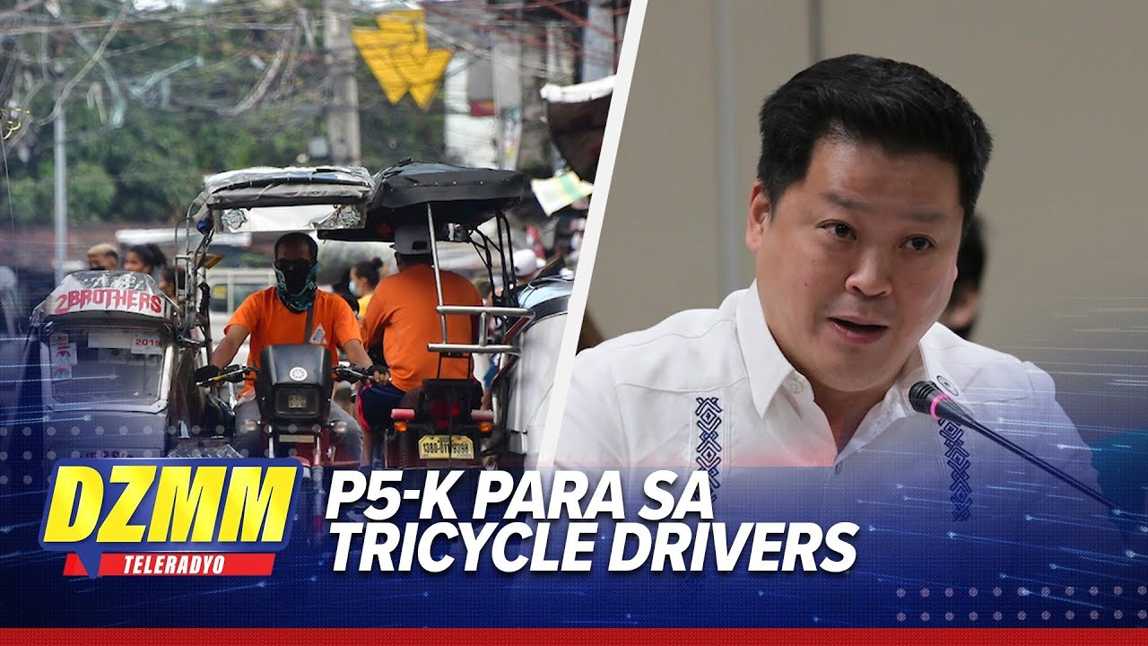 Tricycle drivers in NCR first in line to get P5K cash aid | DZMM TelaRadyo