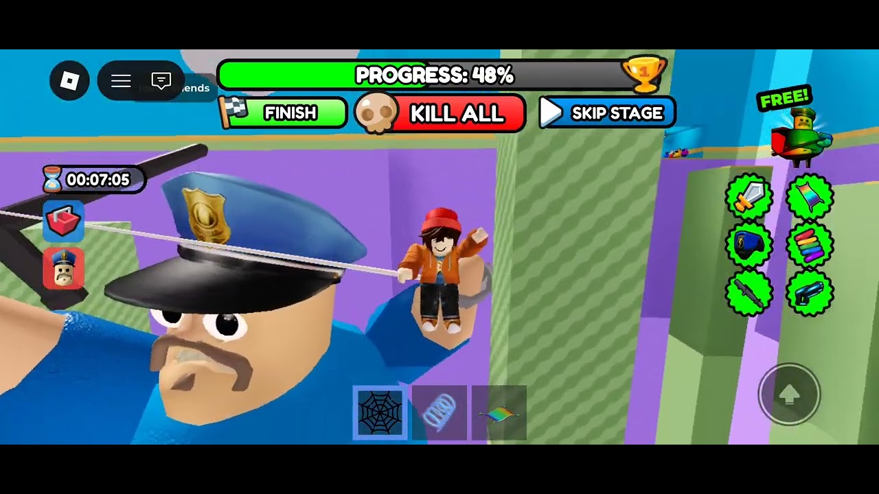 Part 2 of spider man prison Obby 