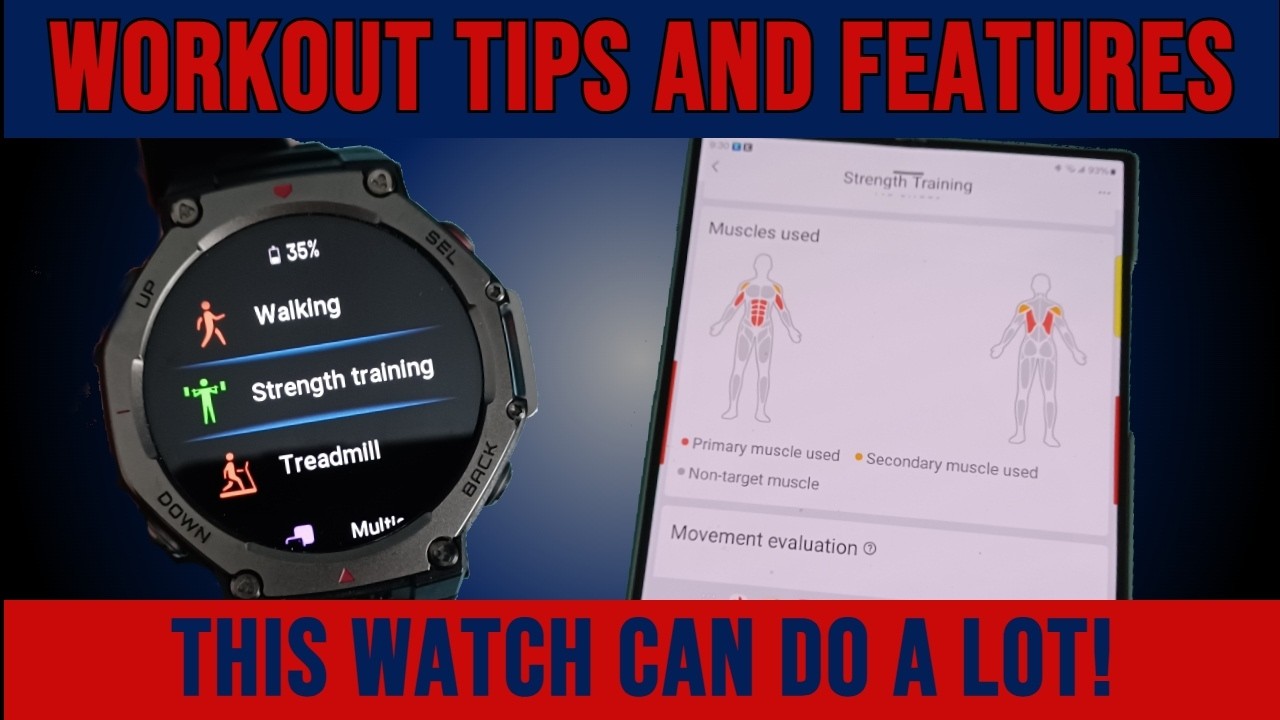 Amazfit T-Rex 3: Workout Tips & Features!