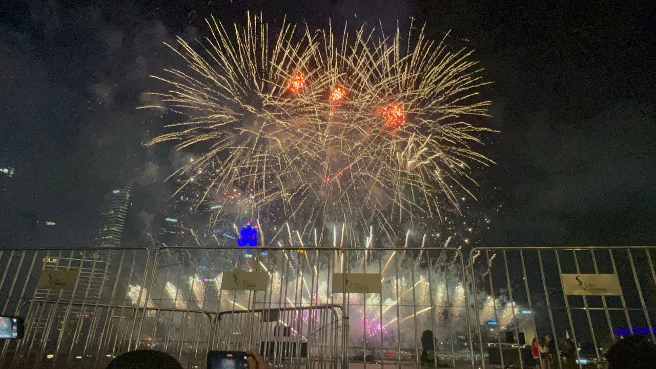 Disney firework at Marina Bay Sands ￼2026