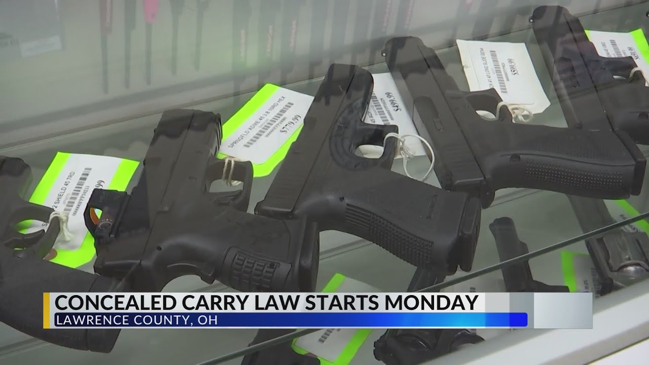 Ohio residents can concealed carry without a permit starting Monday