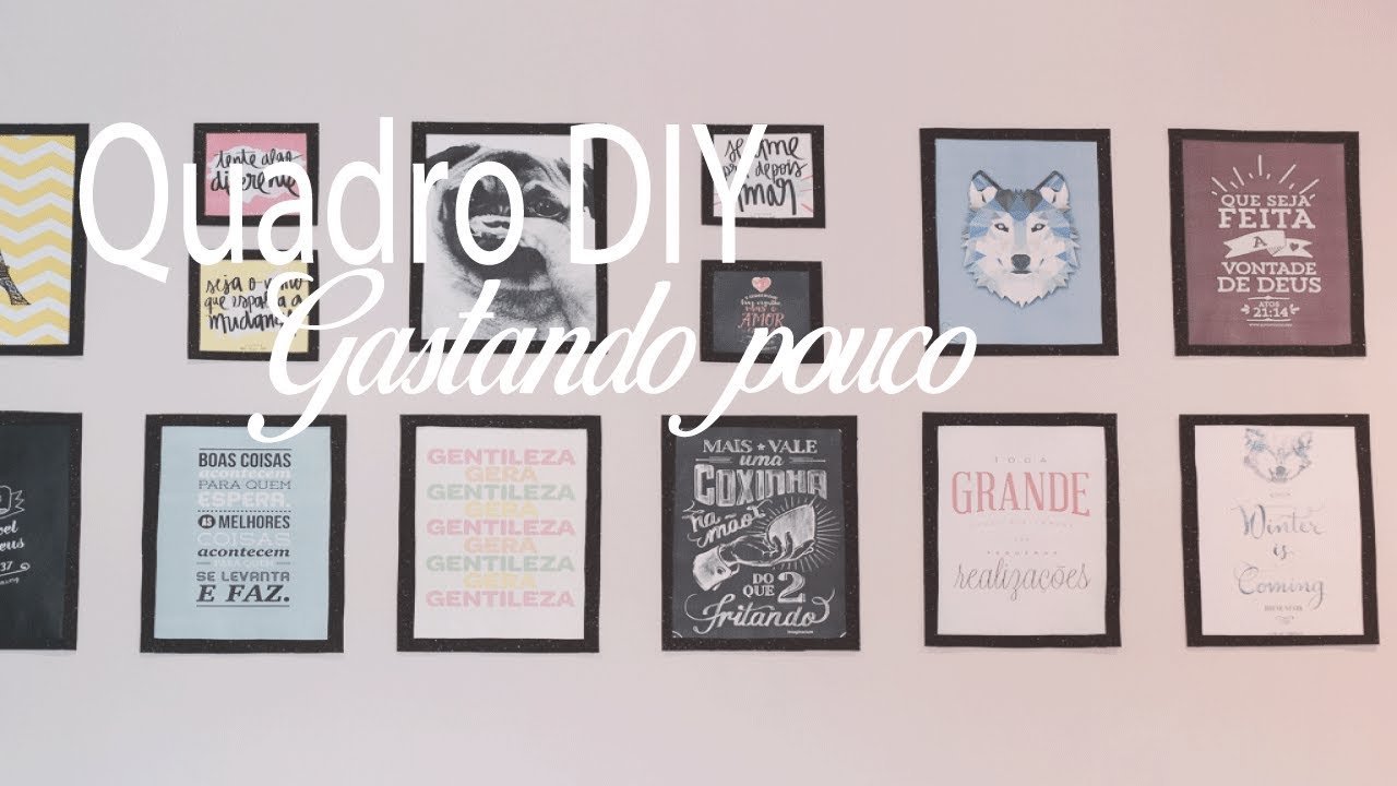 DIY - Como fazer quadro com EVA