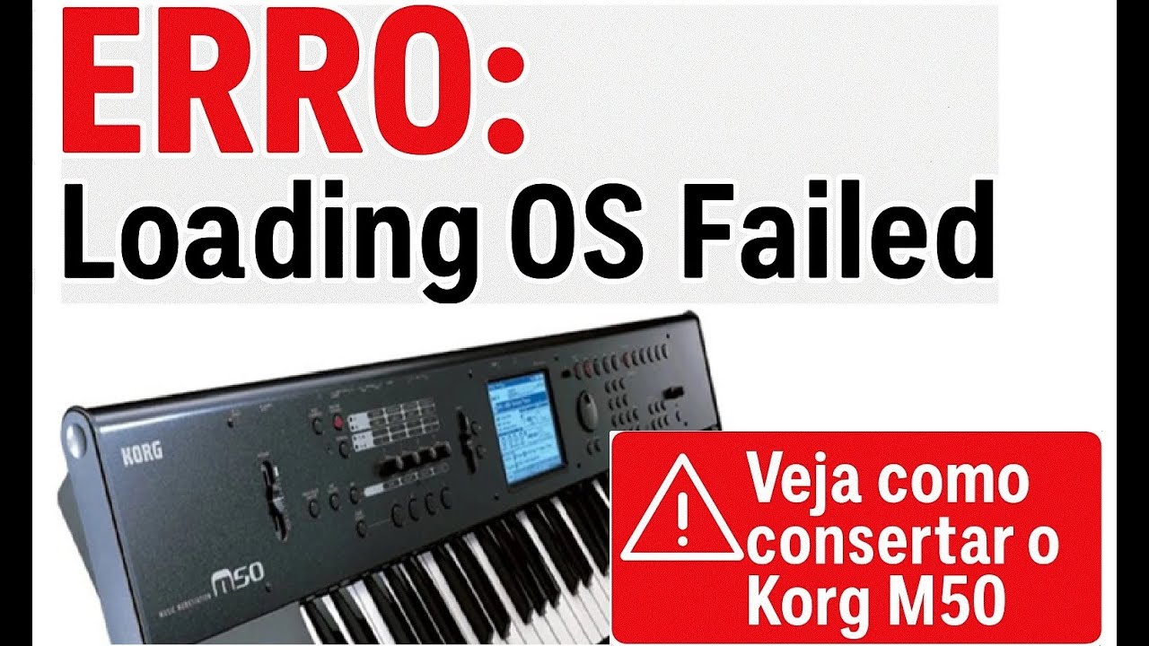 Loading OS Failed KORG M50
