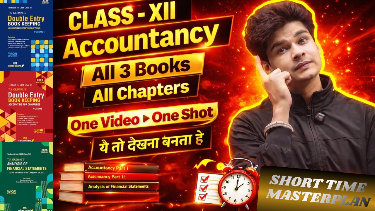 Accountancy Book 1,2 & 3 in ONE SHOT Class XII | By Avdhesh Sharma