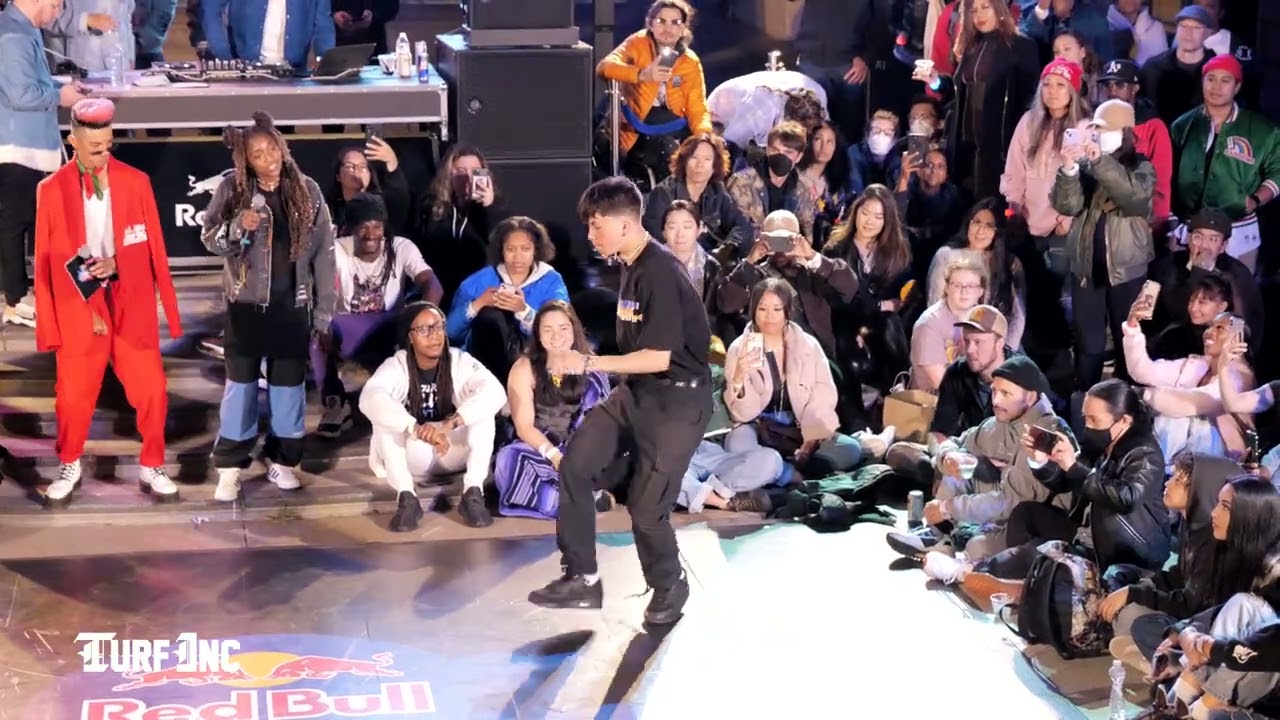 Daisy vs Popping Jun Battle 9 TOP 8 TURFinc host Red Bull Dance Your Style Oakland Frank H. Ogawa