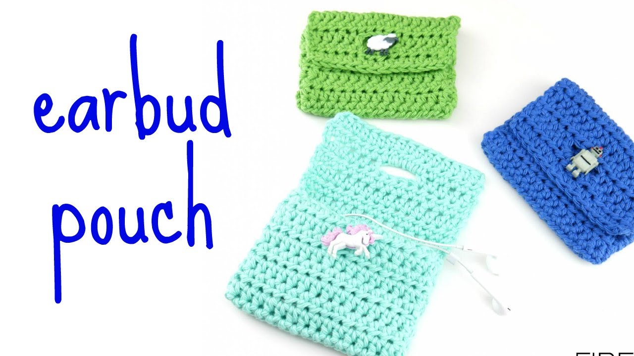 How To Crochet An Earbud Pouch