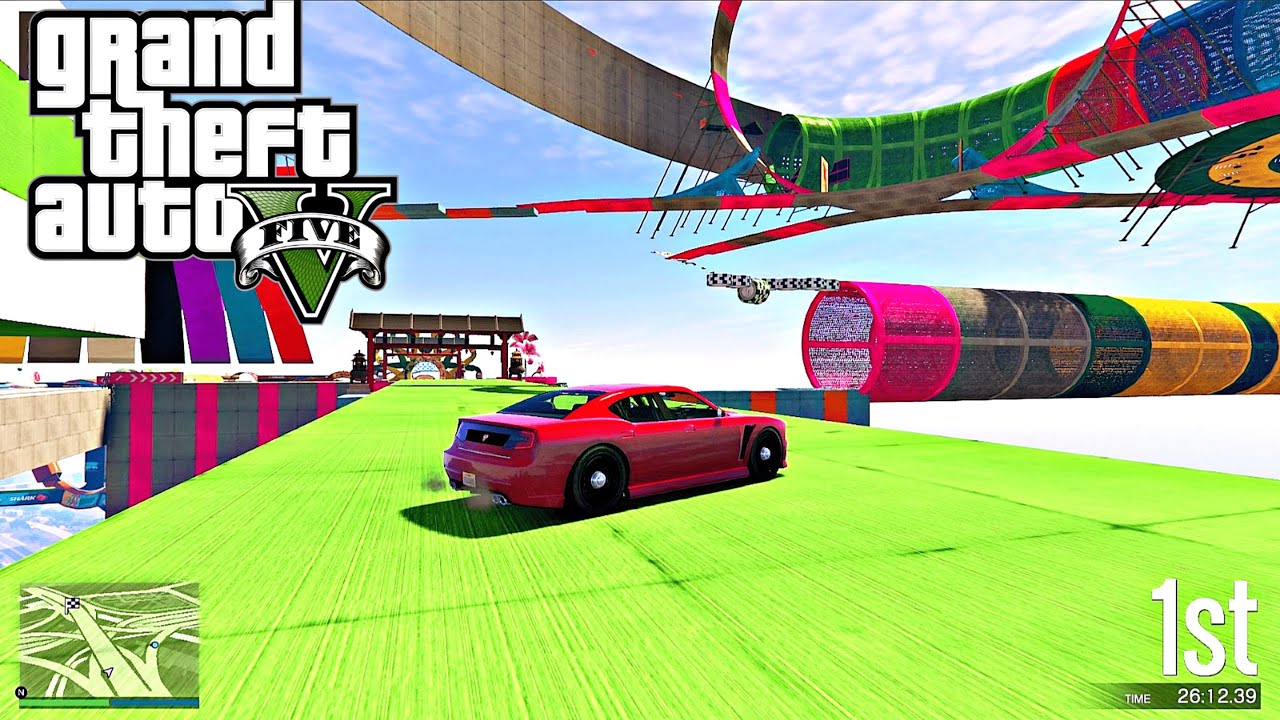 World's Highest GTA 5 -TRIED THE IMPOSSIBLE SUPER MEGA RAMP CHALLENGE #gta #shortsfeed #gta6