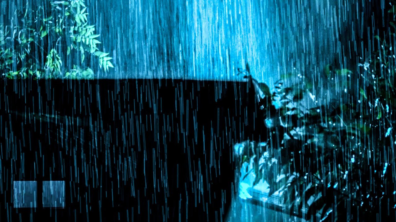 Fall into Sleep in Under 5 Minutes with Heavy Rain, Strong Wind & Thunder in Terrible Stormy Night