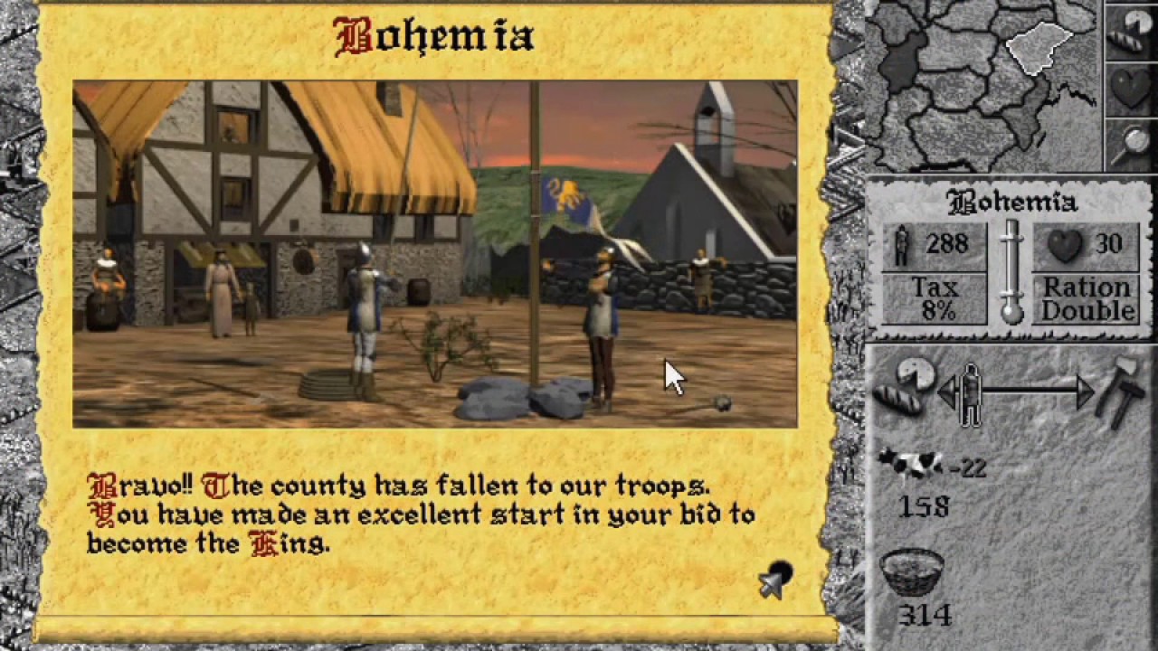Lords of the Realm 2 Walkthrough - 08 Germany (Final Level) PC Longplay