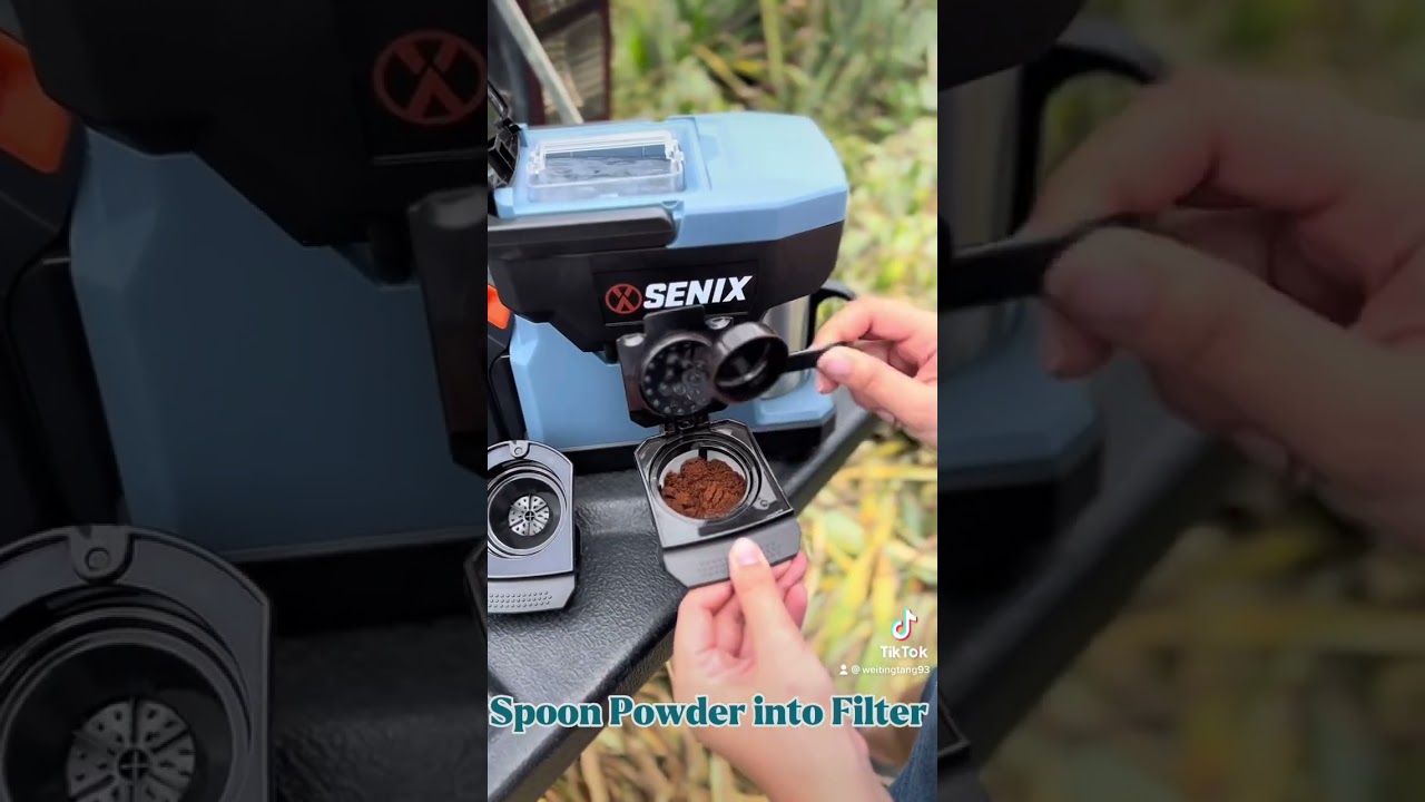 Senix Coffee Maker : Cord & Battery Powered
