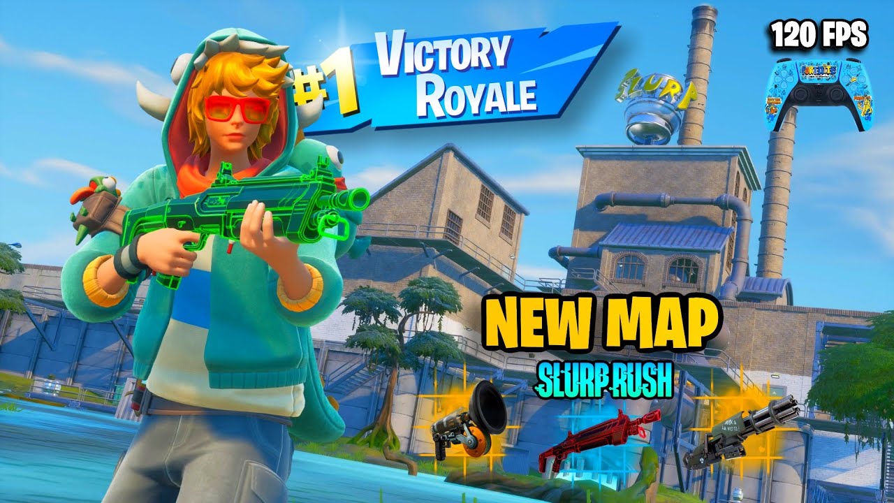 NEW Fortnite Reload SLURP RUSH Map Is INSANE! (PS5 120 FPS Gameplay)