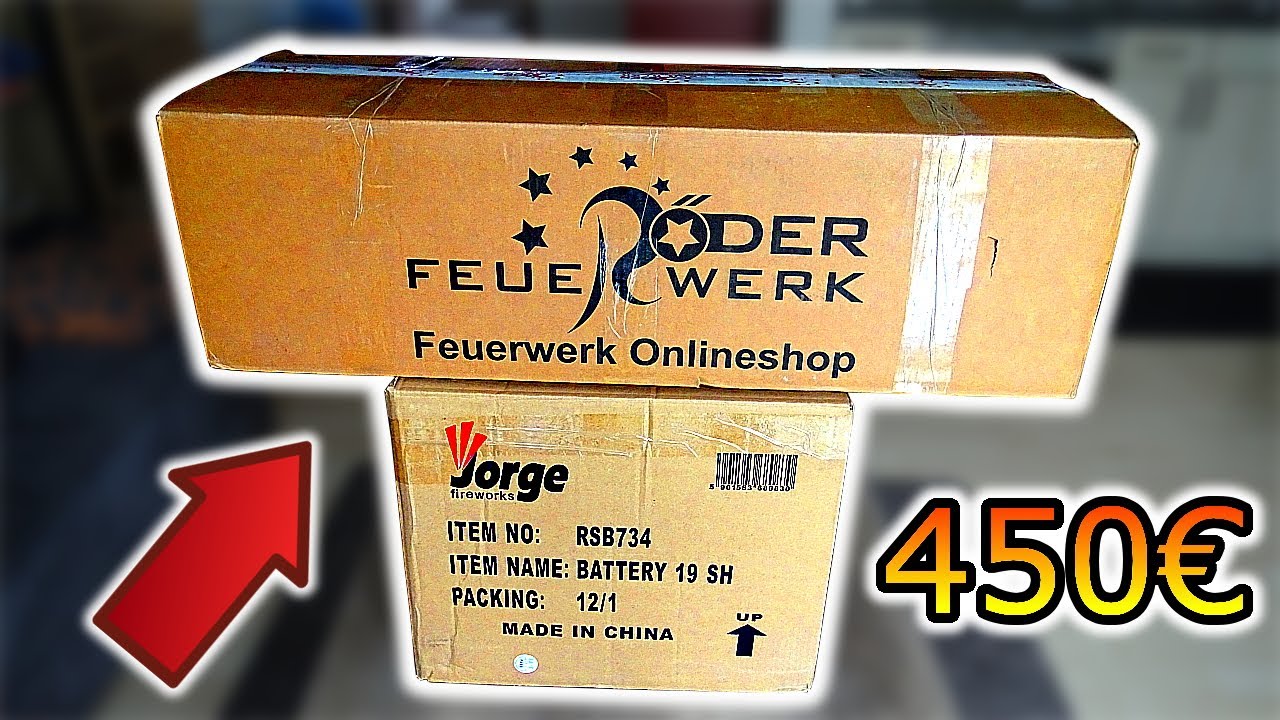 450€ FEUERWERK UNBOXING | Silvester2K