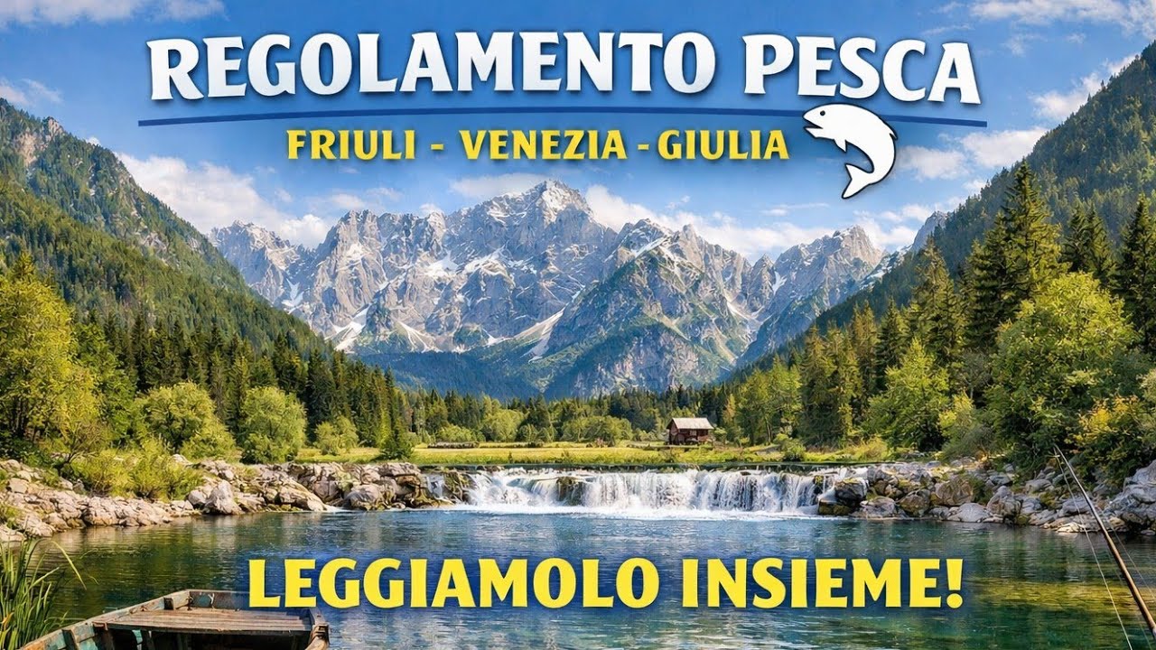 🔴 CALENDARIO PESCA SPORTIVA ACQUE INTERNE FVG 2026