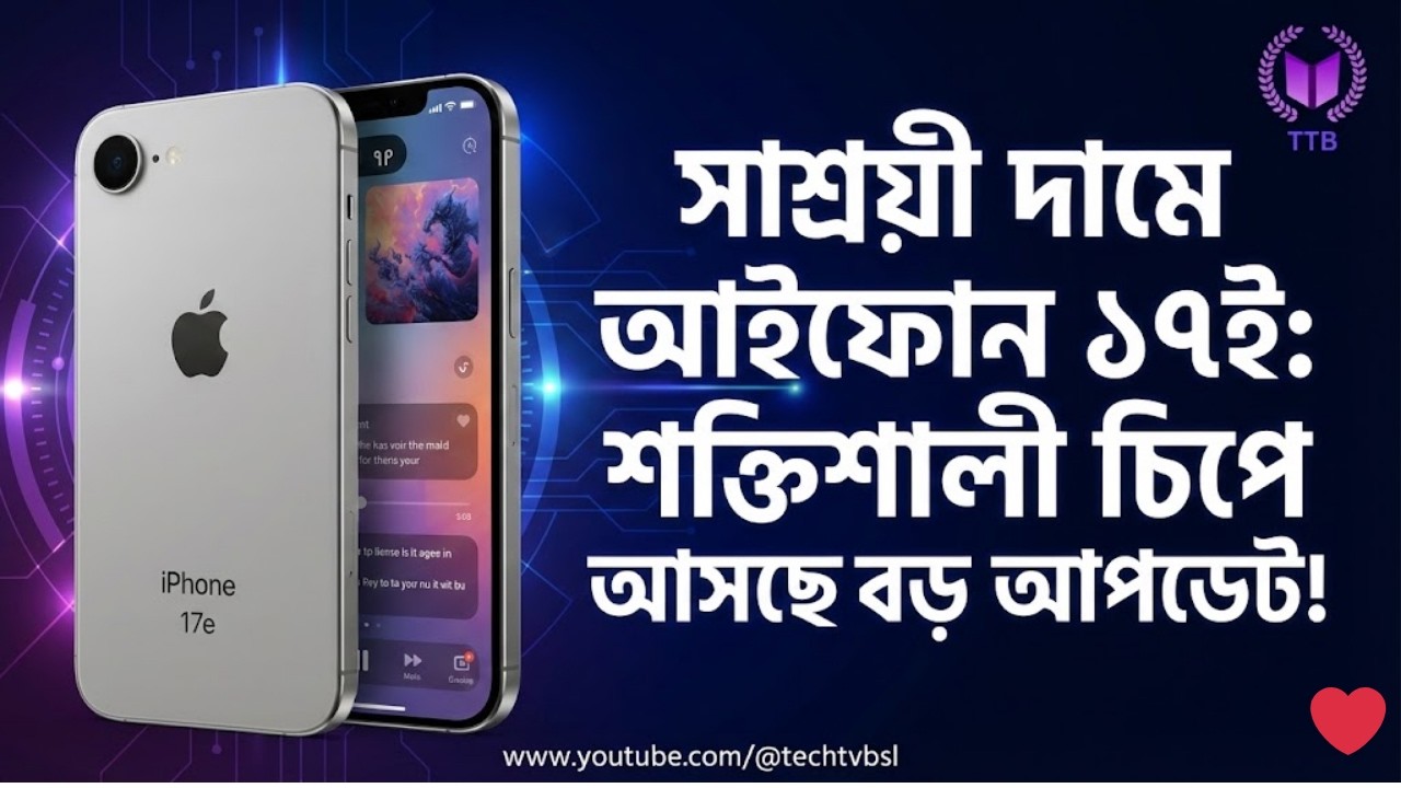 সবাই অবাক! সাশ্রয়ী দামে আসছে iPhone 17e 🔥 | iPhone 17e Features & Price