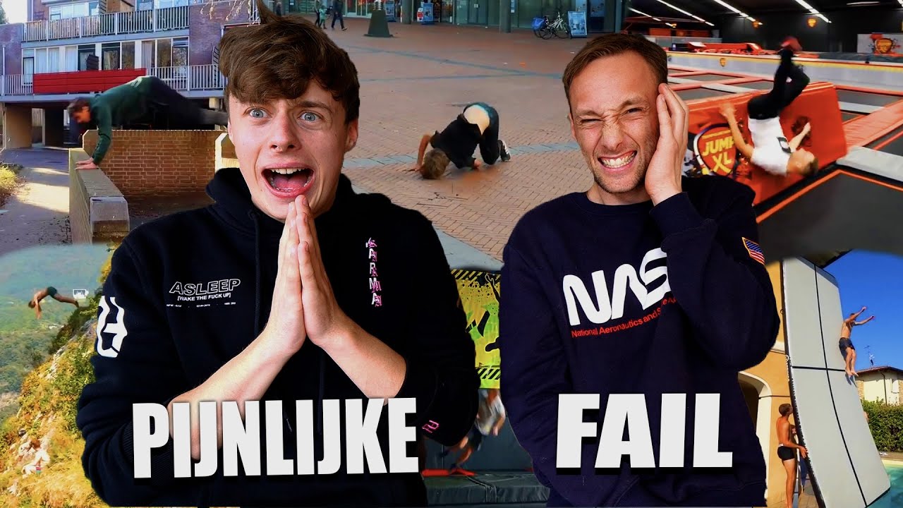 ONZE PIJNLIJKSTE FREERUNFAILS! *met Tim*
