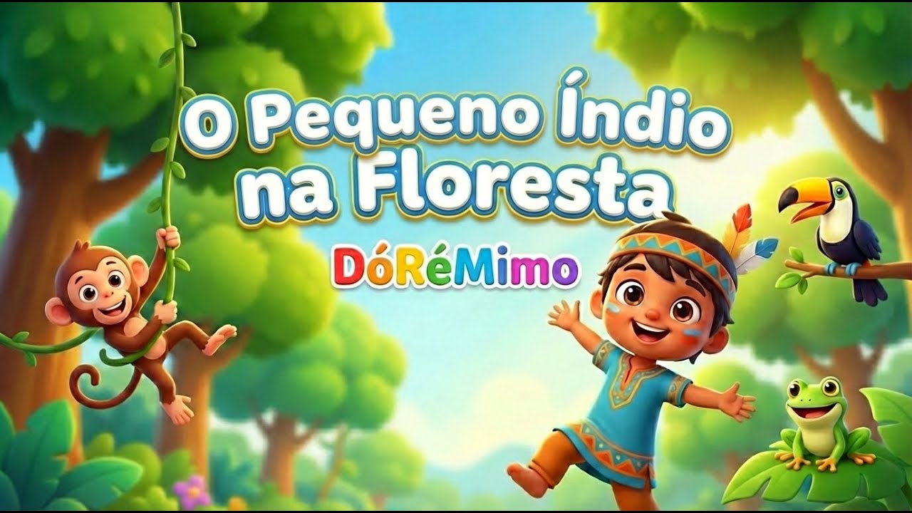 Indiozinho na Floresta 🌿 | Música Infantil Dançante | Conteúdo educativo e seguro | DóRéMimo