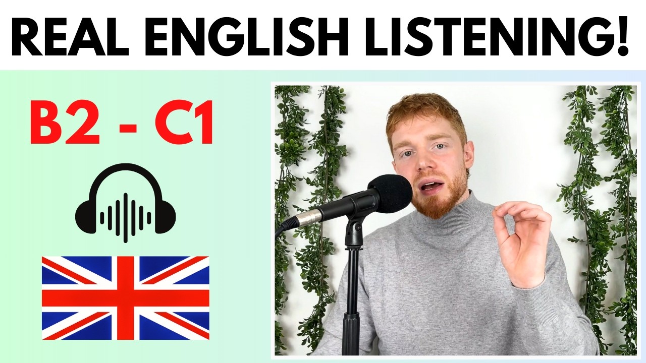 English Listening Practice - REAL Native Conversation! (B2 - C1)