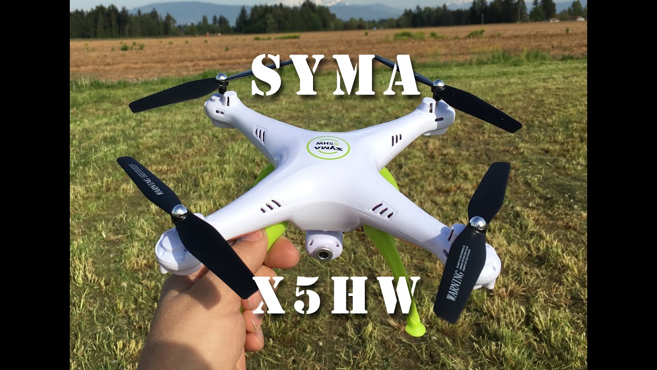 Syma's X5HW Camera/Wifi Auto Hover Quadcopter Drone Flight Review PT2