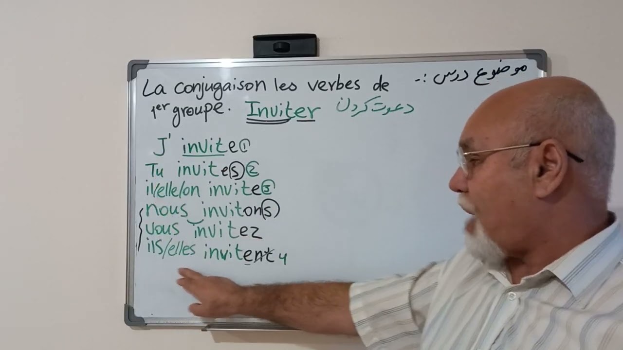 Conjugaison 1er groupe. COURS DE FRANÇAIS A1-A2 