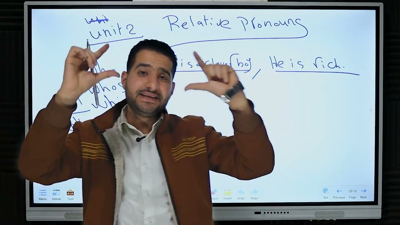 شرح قواعد unit 2 ترم الثاني2026  للصف السادس الابتدائي ( Relative pronouns) who ,which ,whose 