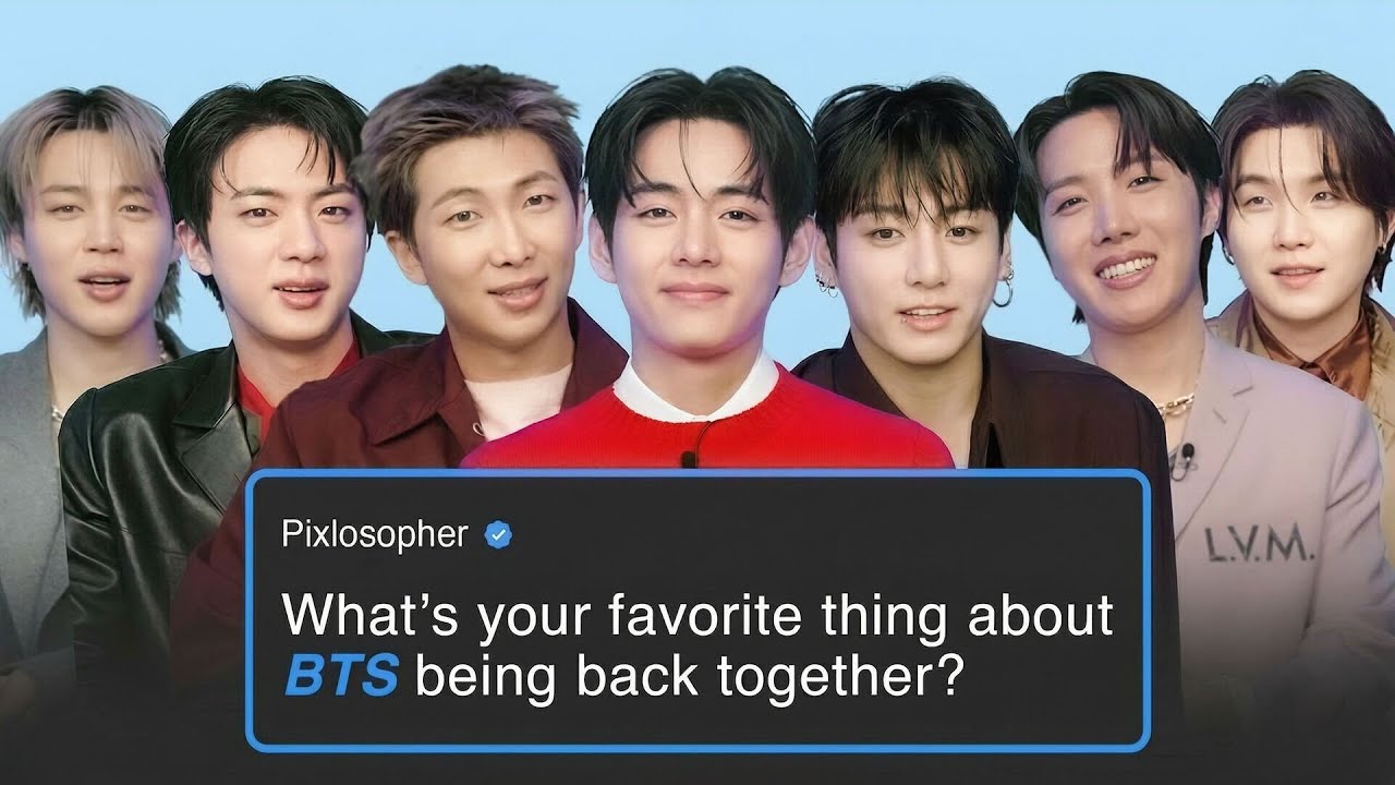 BTS (방탄소년단) Reply To Fans Online | GQ India
