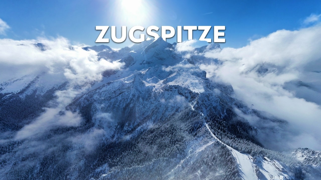 GERMANY'S BEST SKI RESORT? UNREAL Drone View of Zugspitze