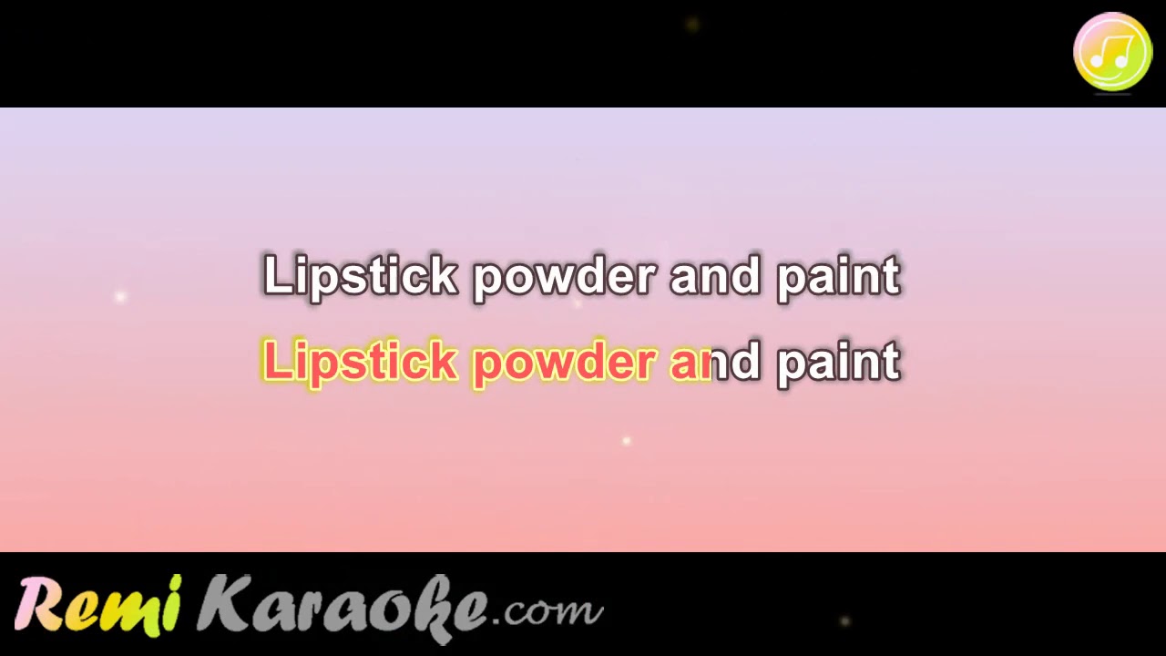 Shakin' Stevens - Lipstick Powder (karaoke - RemiKaraoke.com)