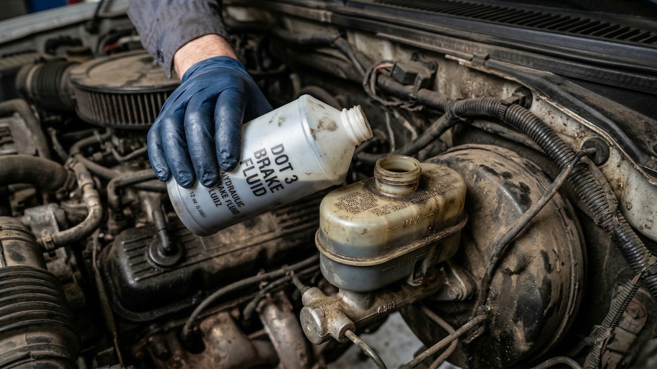 Низкий уровень тормозной жидкости? НИКОГДА не доливайте её просто так!