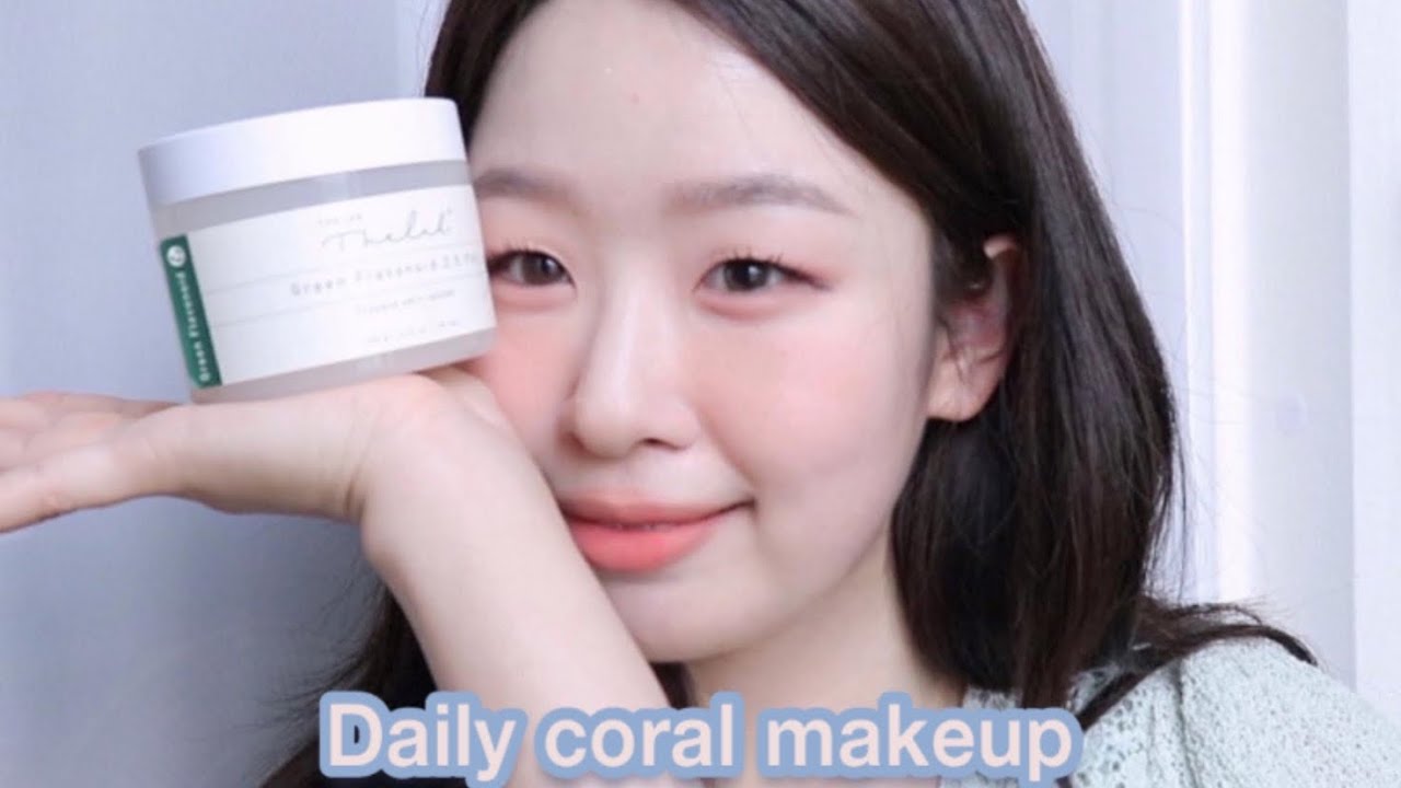 cc)요청 폭주했던 그 메이크업 | 포렌코즈 섀도우팔레트 / 숨은 존예 이니스프리 섀도우 / 뽀용 블러셔 / 마스크 안 묻는 틴트