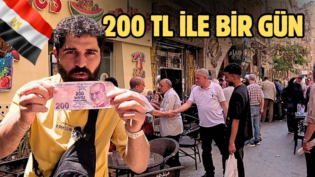 Türkiye'de 200 TL ile Ne Yaparsın? Bir de Mısır'a Bak! 🇪🇬 ~221