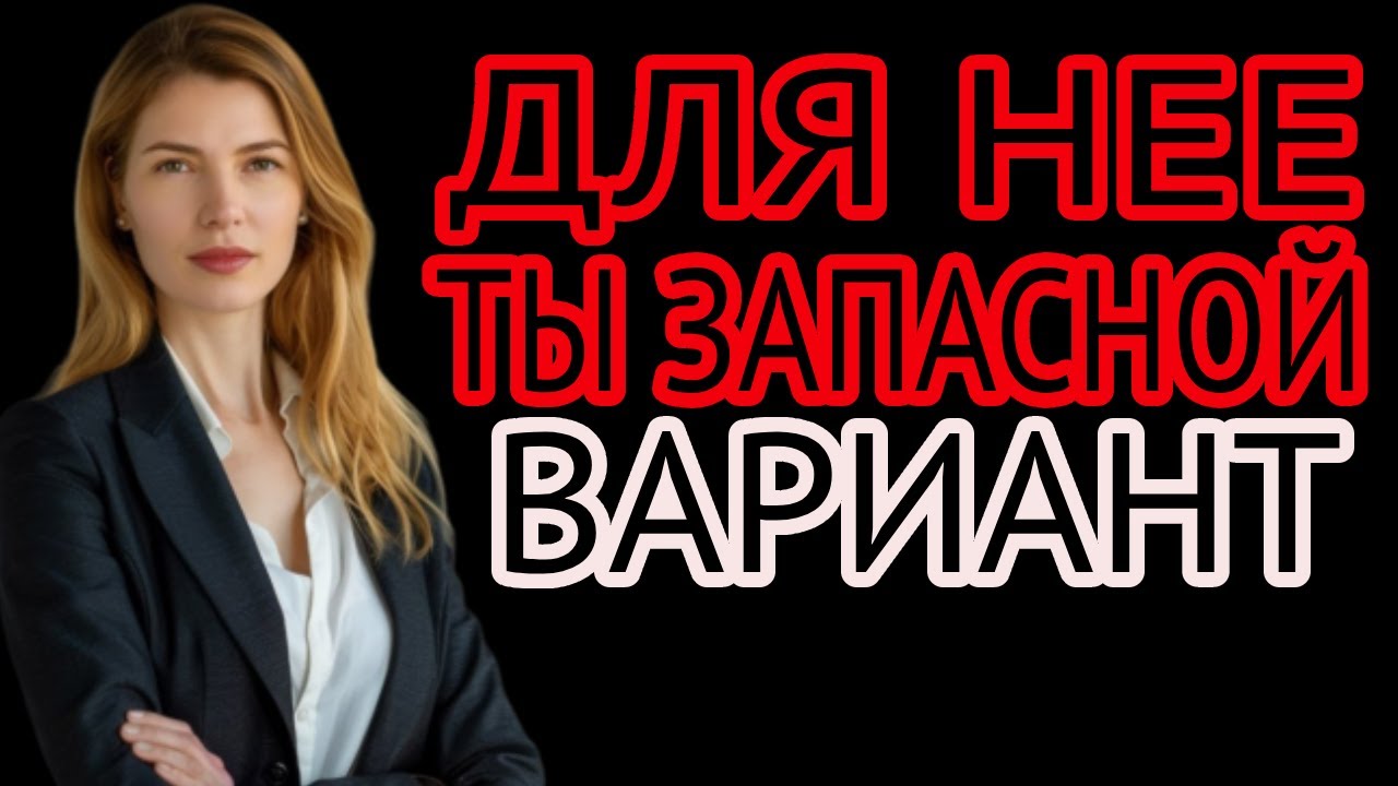5 безошибочных признаков, что ты для неё — просто запасной вариант