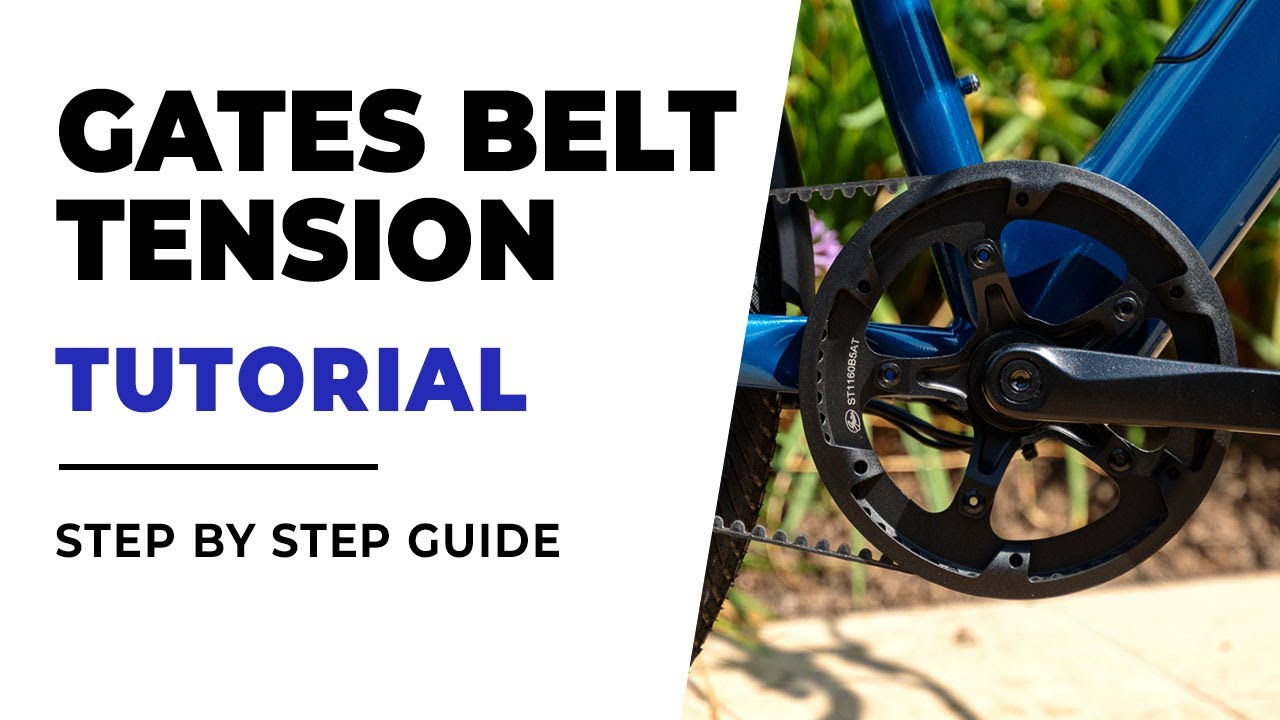 How to Check Gates Carbon Belt Drive Tension | Solar Sparrow E-Bike Tutorial