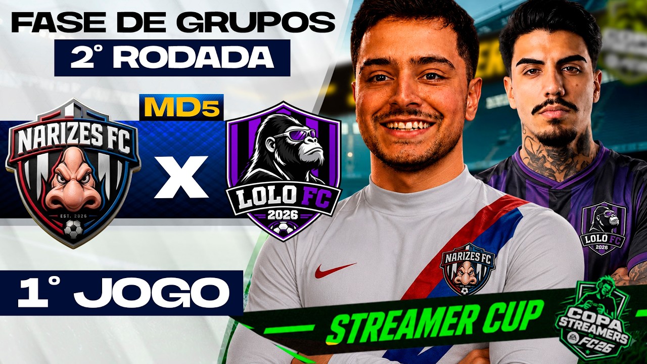 LOUD CORINGA vs SNOPEY | Streamers CUP 2&ordf; RODADA ''FIFA 26'' | 1&deg; JOGO
