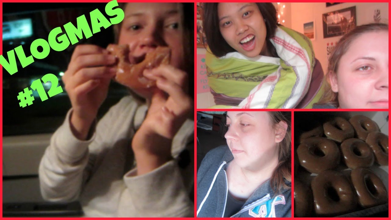 VLOGMAS DAY 12: Midnight Donut Run, FINALS, & Being Stranded on an Island?