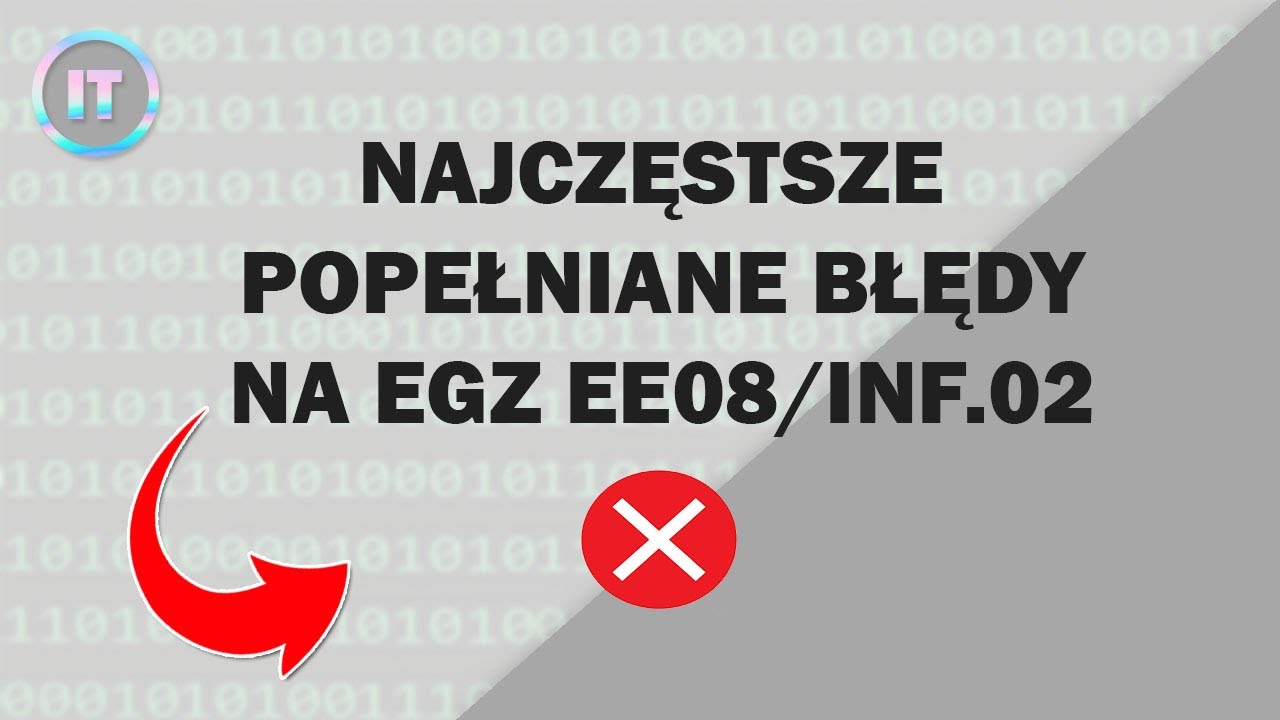NAJCZĘSTSZE POPEŁNIANE BŁĘDY NA EGZAMINIE EE08/INF.02