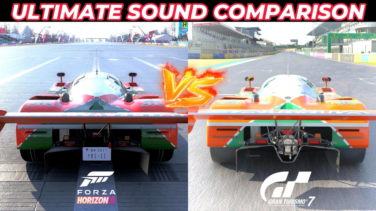 Forza Horizon 6 vs Gran Turismo 7 | Ultimate Sound Comparison | Which Game Has Accurate Car Sounds?