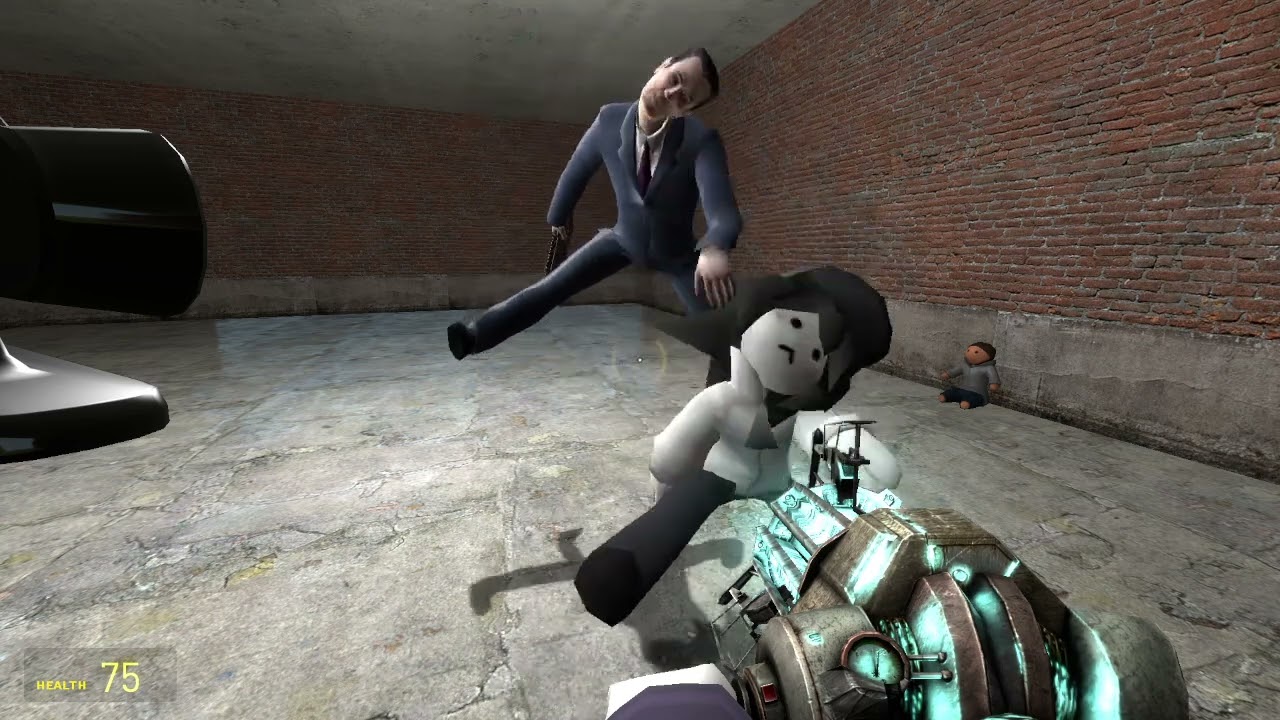 Just messing around with the kinect on gmod