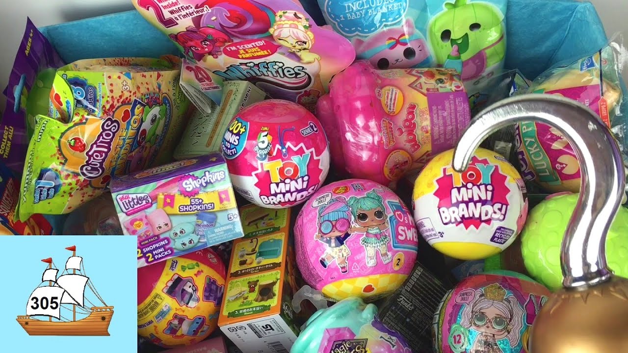 Blind Bag Ship 305 LOL Mini Sweets Wiffies Num Noms Funko Pinata Lil Woodzeez Opening
