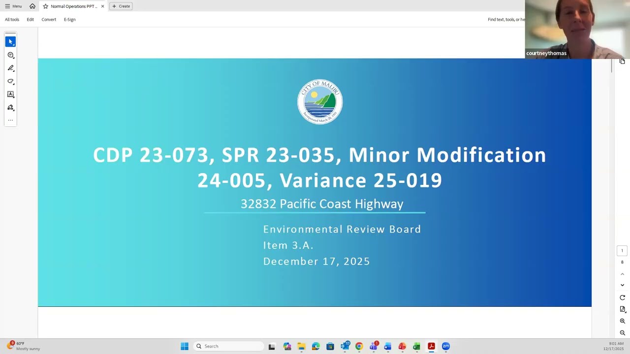 Environmental Review Board Meeting December 17, 2025