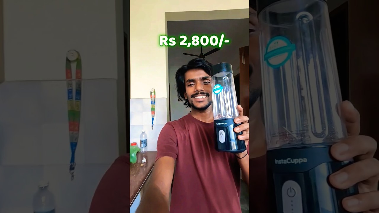 Instacuppa Blender @instacuppa #travelgadgets #portableblender #umboxing #gadgetsunboxing