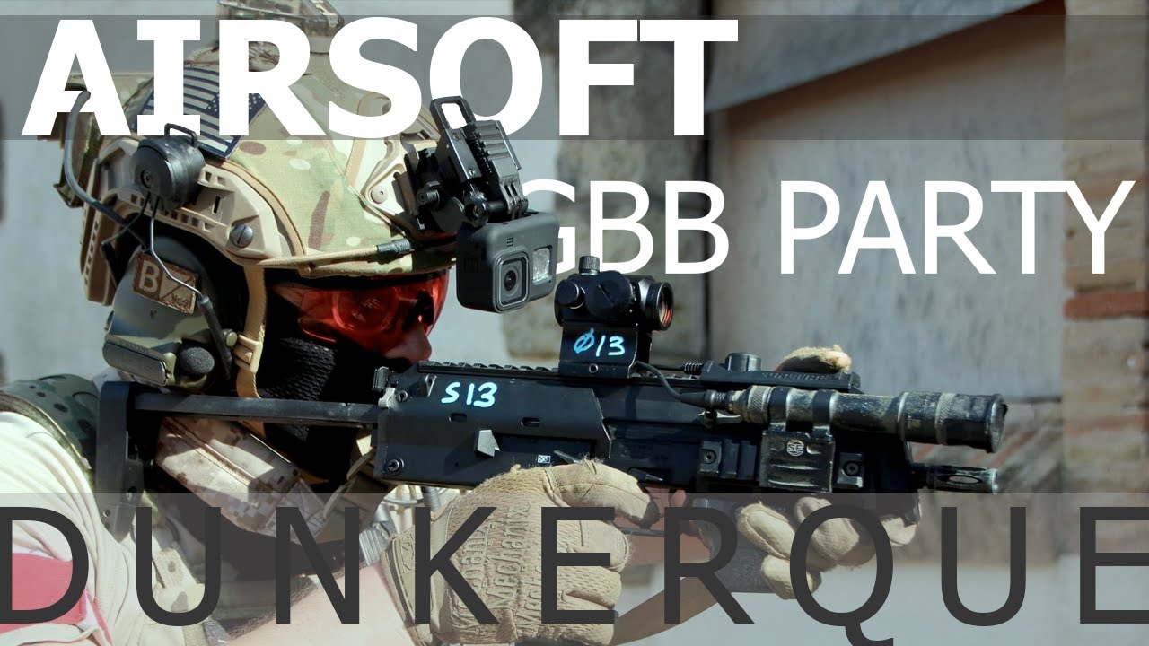 AIRSOFT GBB PARTY DUNKERQUE AIRSOFT CAMP WARZONE GAMEPLAY MP7 TOKYO MARUI
